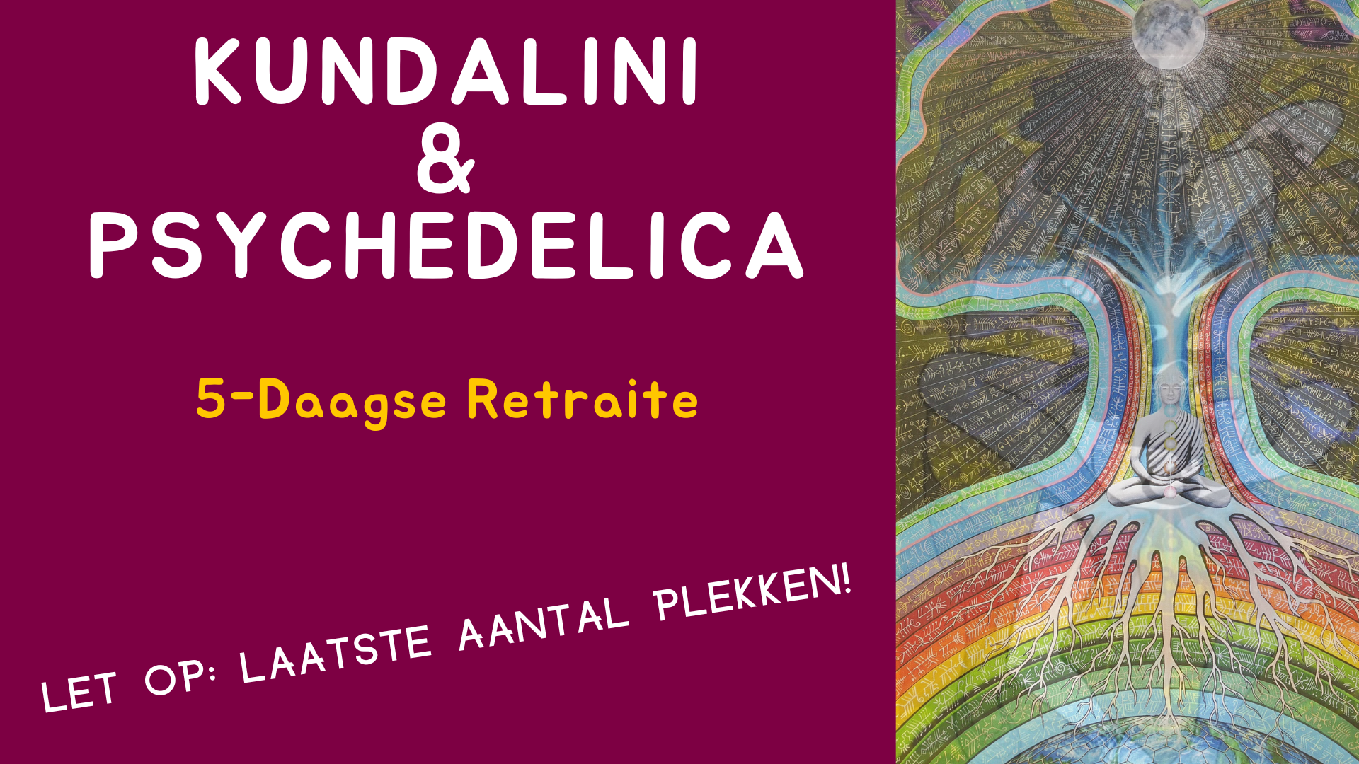 Kundalini & Psychedelica | 5-daagse Retraite | Start Inschrijving 01/09/2020 | | Maha Kundalini Tantra